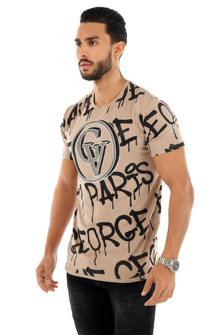 Comfortable Cotton Tee - George V Graffiti Shirt