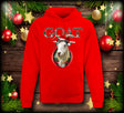 Game Changer - Hoodie - Christmas Goat - Red