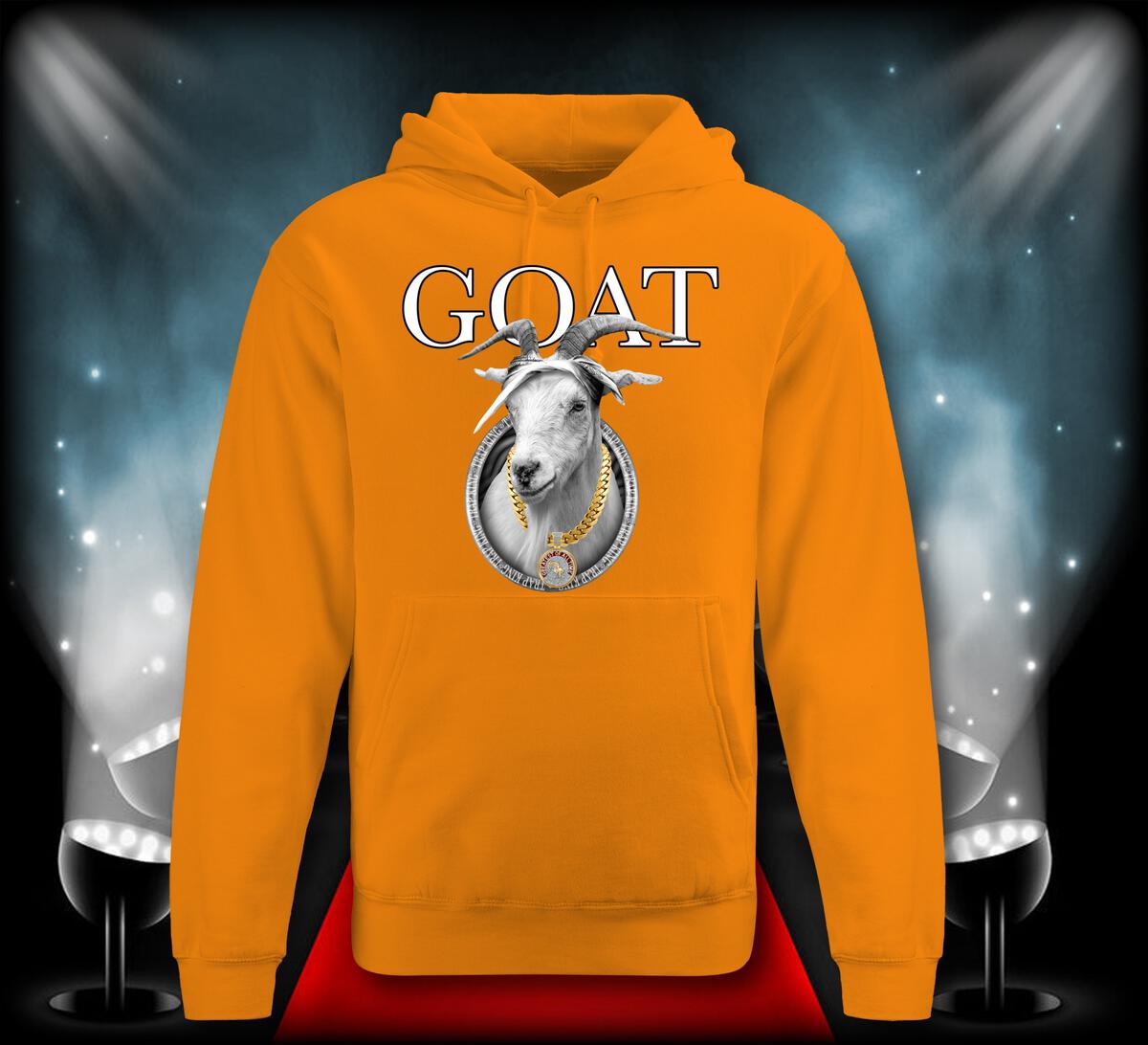 Game Changer Hoodie Goat Orange DripNationIL