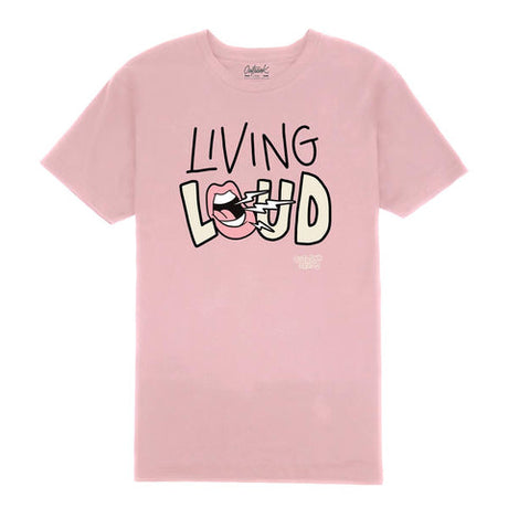 Outrank - T Shirt - Living Loud - Light Pink