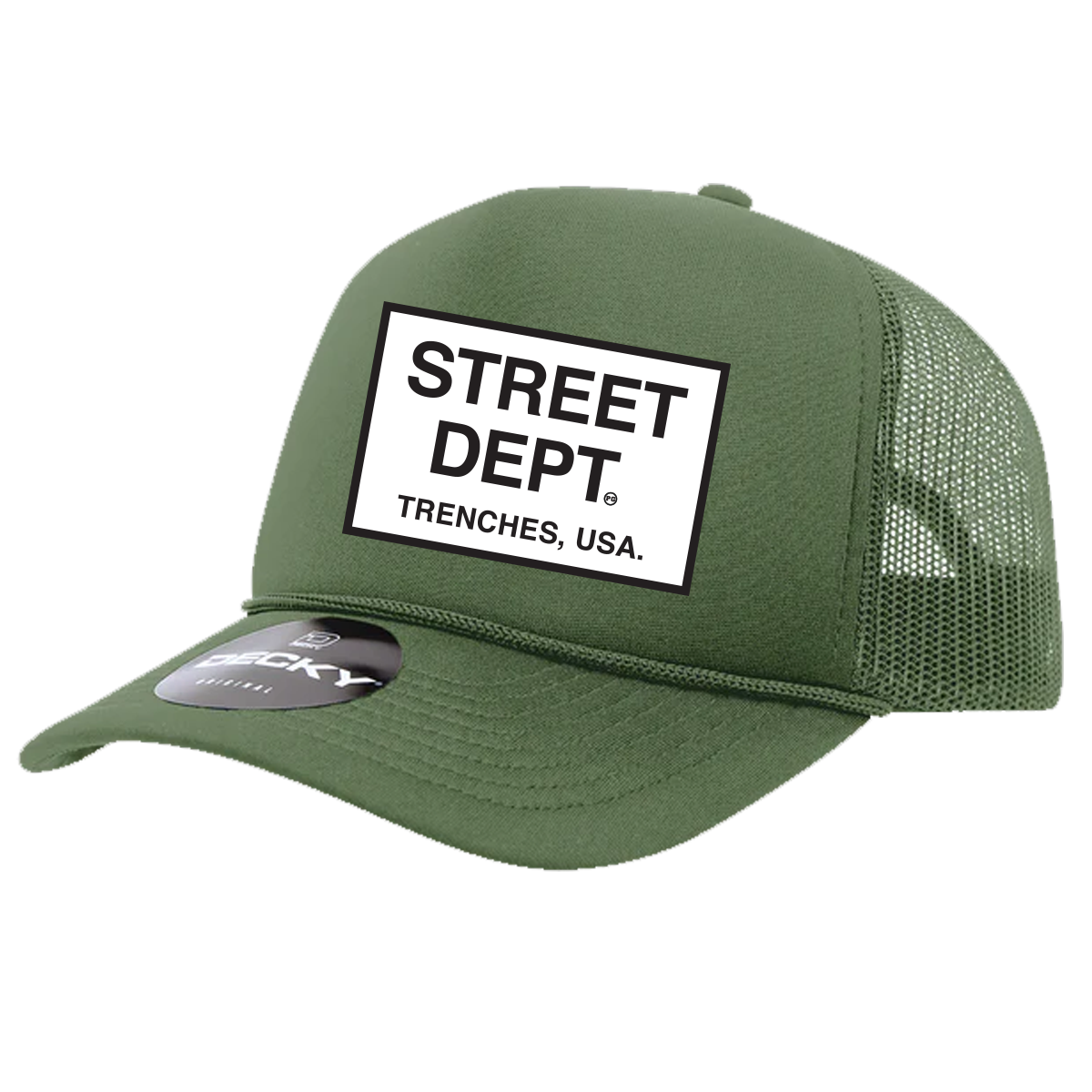 STREET DEPARTMENT TRUCKER HAT MULTI COLORS