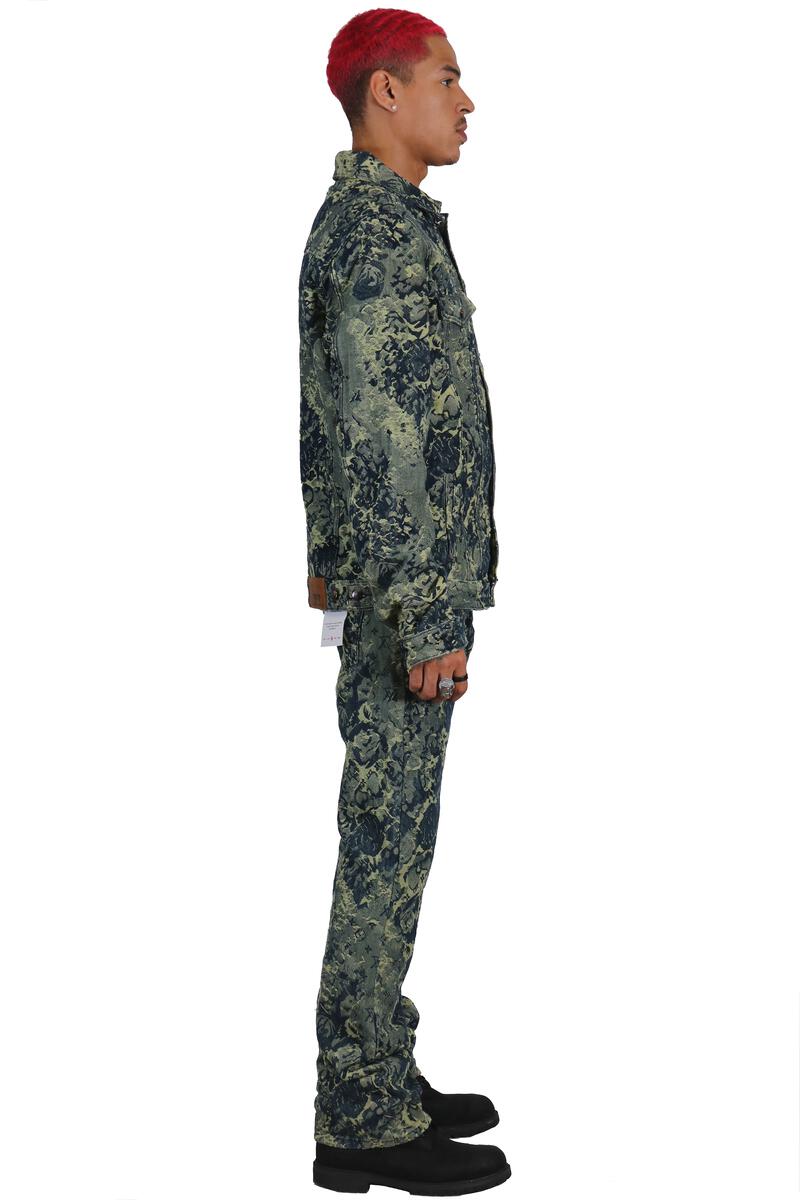 Kleep- Denim Stacked - Robin - Green