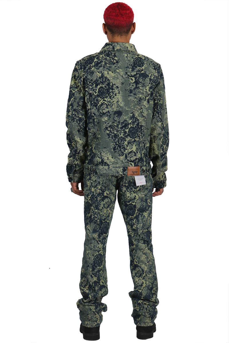 Kleep- Denim Stacked - Robin - Green