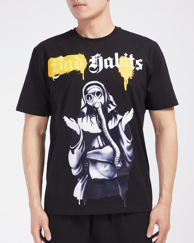 Roku Studio Bad Habit Nun Black Tee - Front View