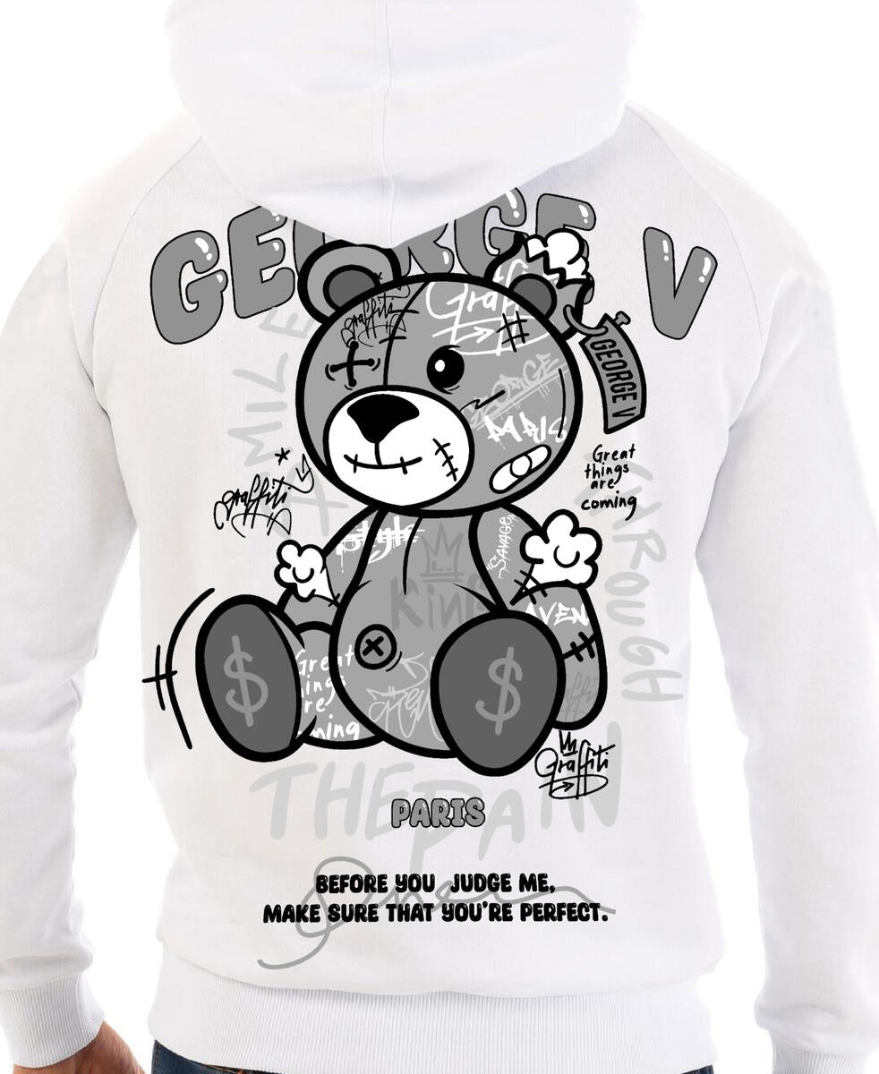GEORGE V PARIS BEAR HOODIE MULTI COLORS