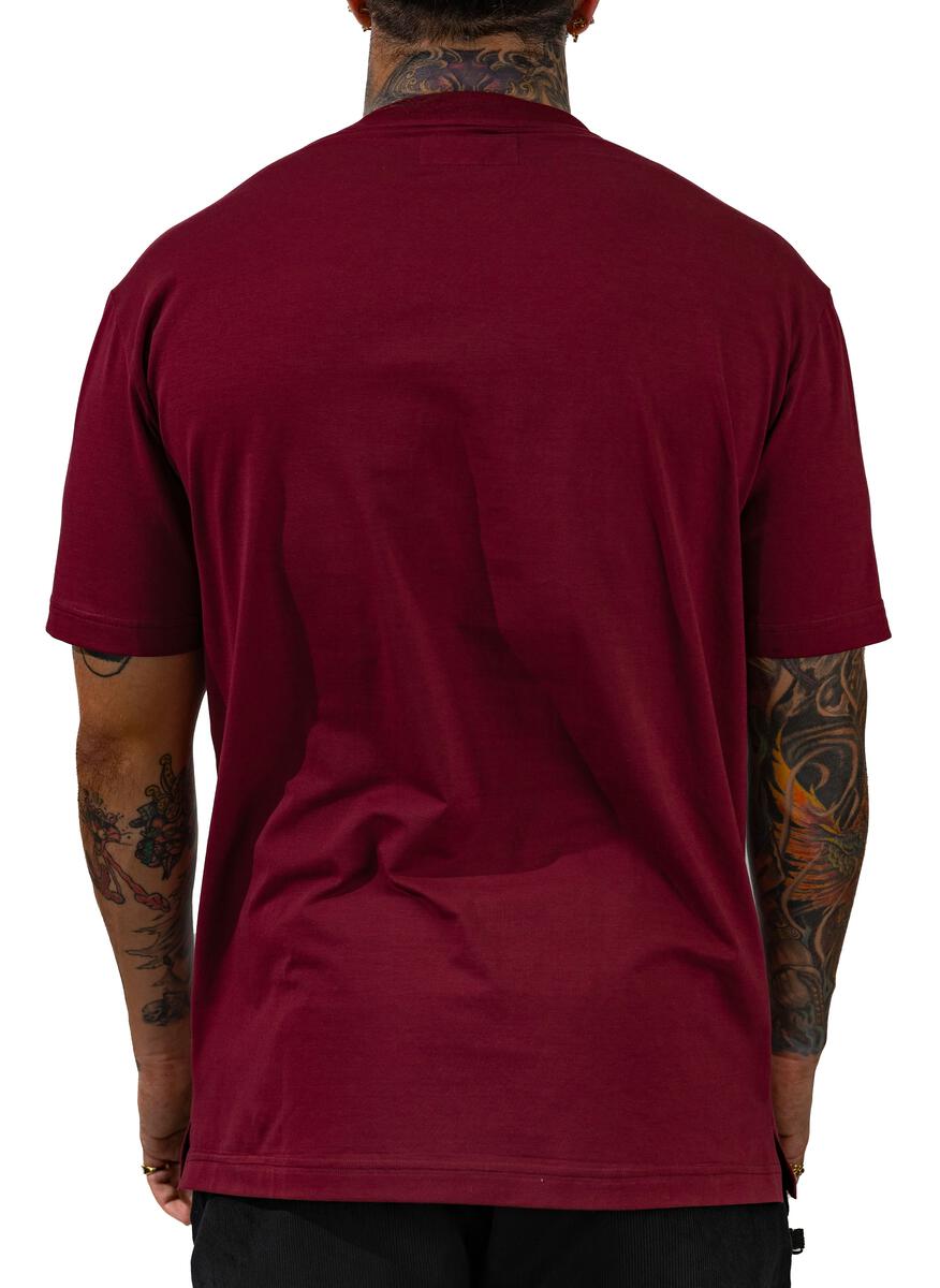 Burgundy Stay Focused T-Shirt