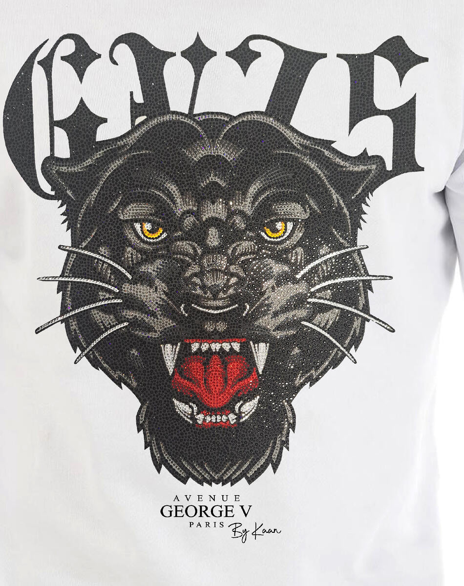 George V Paris Crewneck GV2632 White