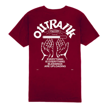 Outrank Maroon T-Shirt
