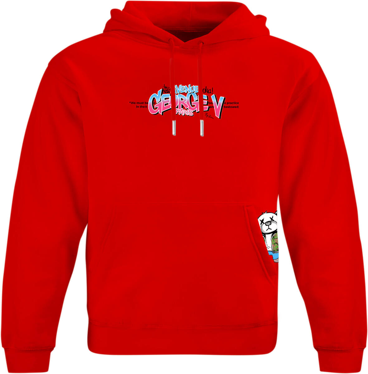 GEORGE V PARIS BEAR HOODIE MULTI COLORS