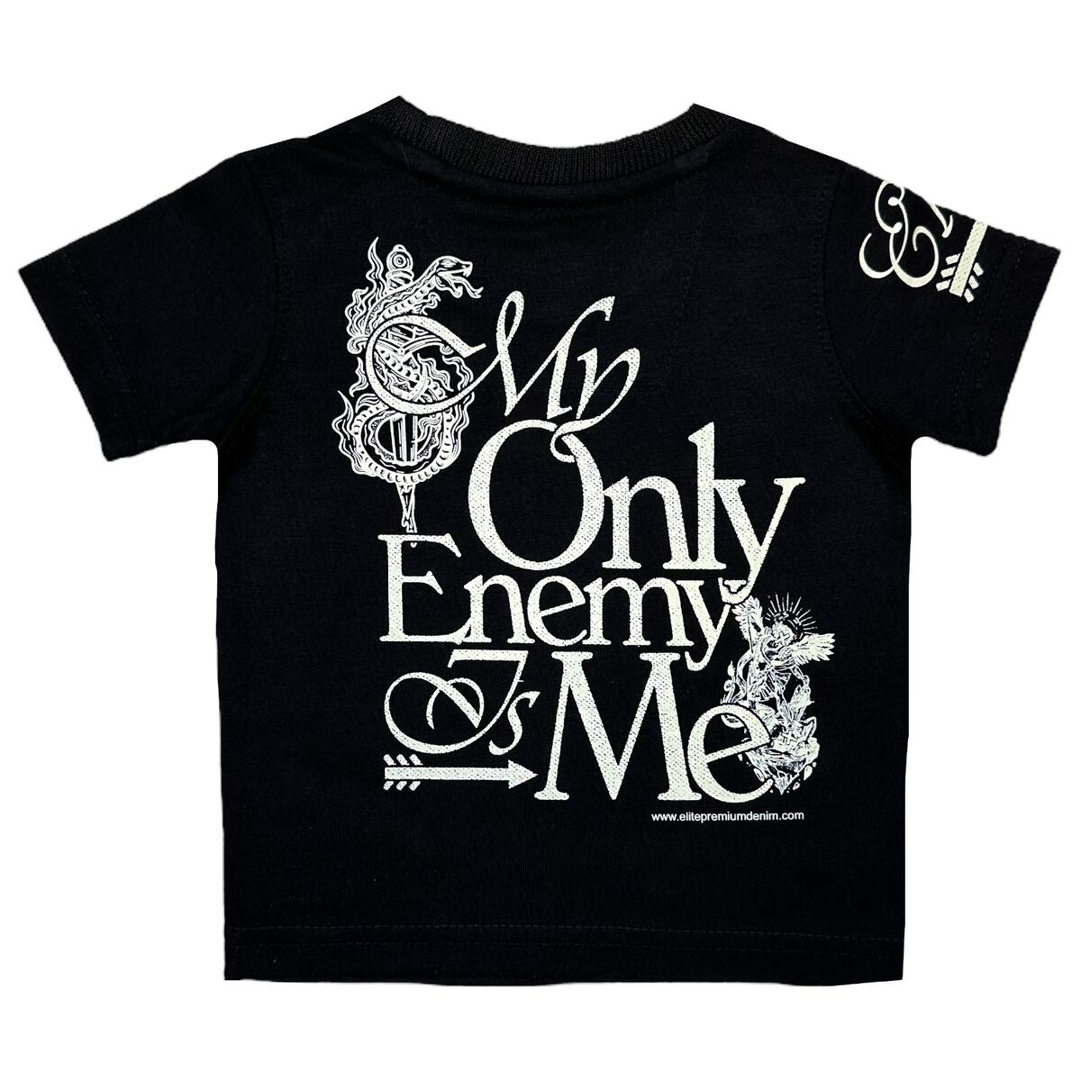 Elite- Infant Black Tee - My Only Enemy Is Me