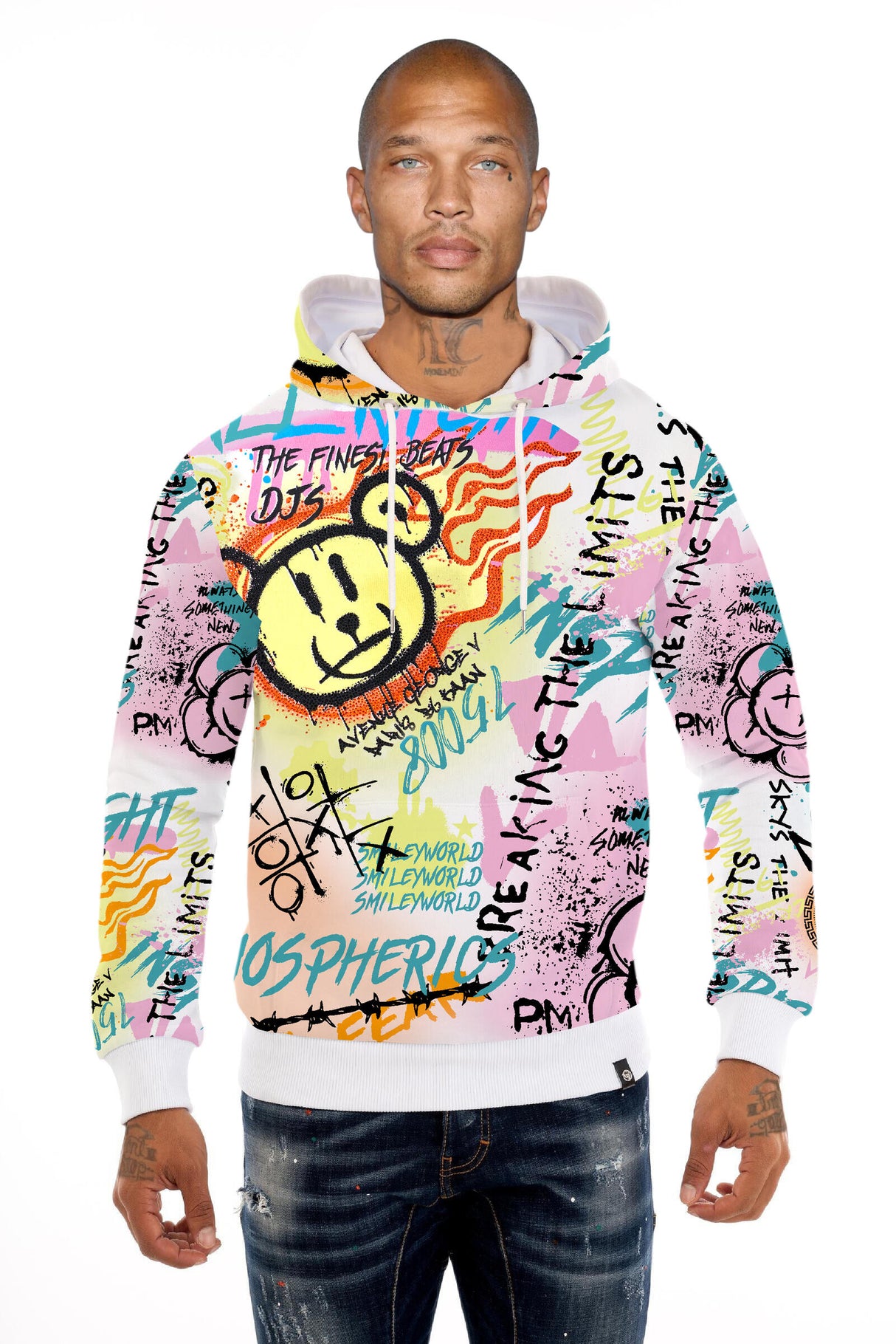 George V Paris Hoodie GV2639 White