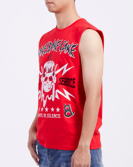 Wedding Cake - Cut OFF T Shirt - Move On Silence