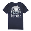 Outrank T-Shirt FIND US OUTSIDE NAVY