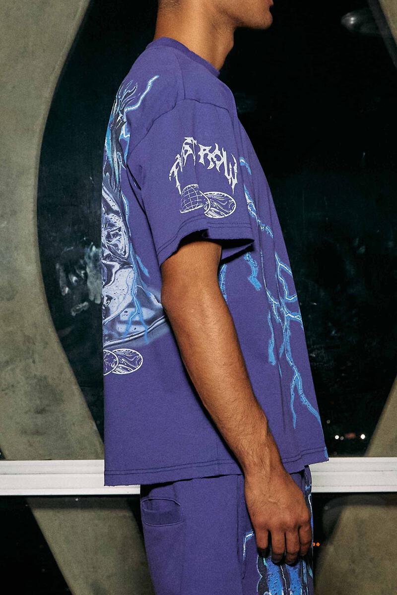 Casual Men's Purple Lounge Set