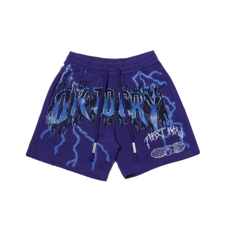 Casual Men's Purple Shorts