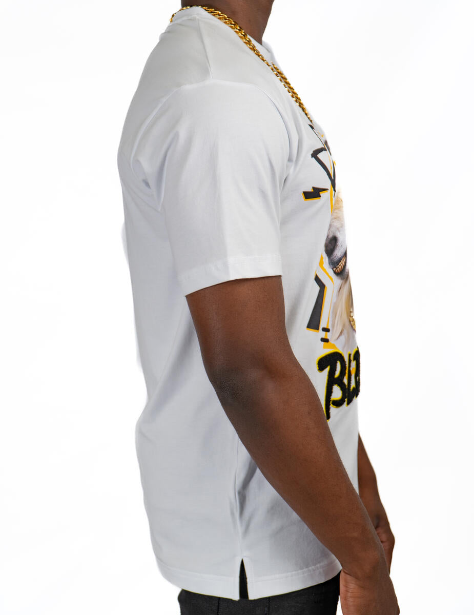 White Juren T-shirt with Stylish Design