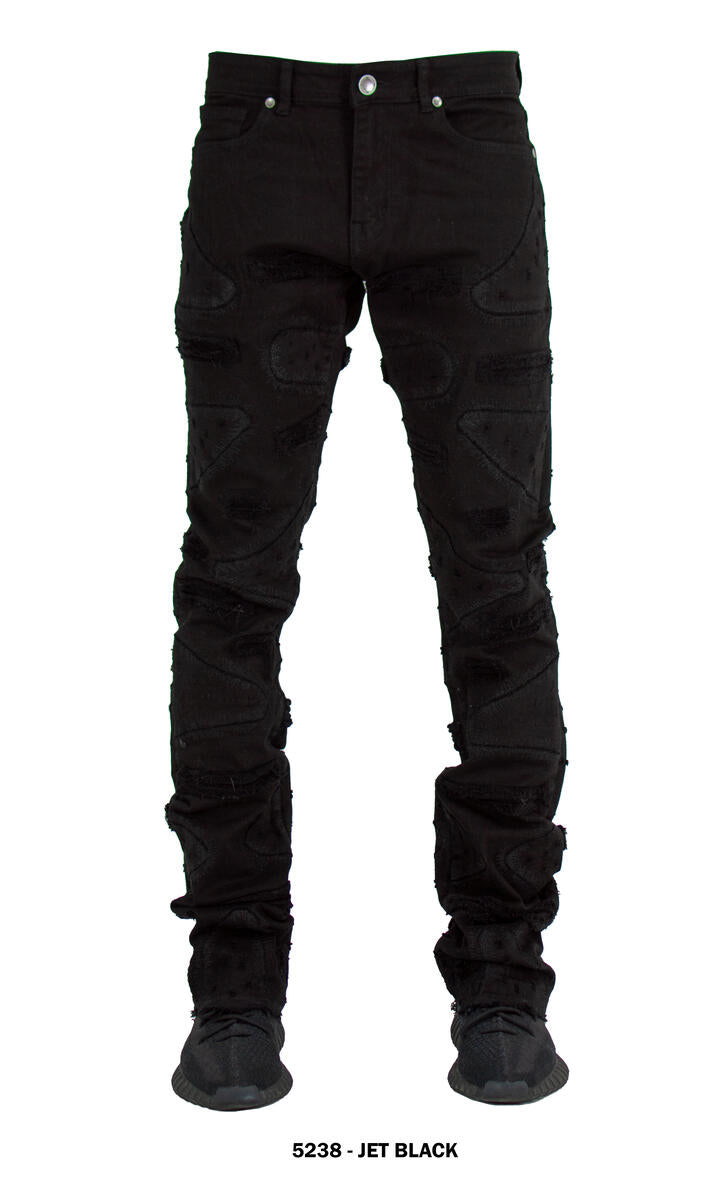 Focus Cut & Sew Stacked jeans Multi Color