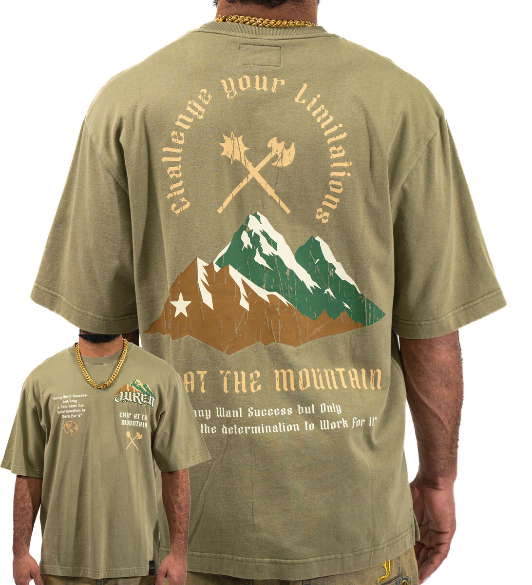 Juren Chip At The Mountain T-Shirt Multi Color