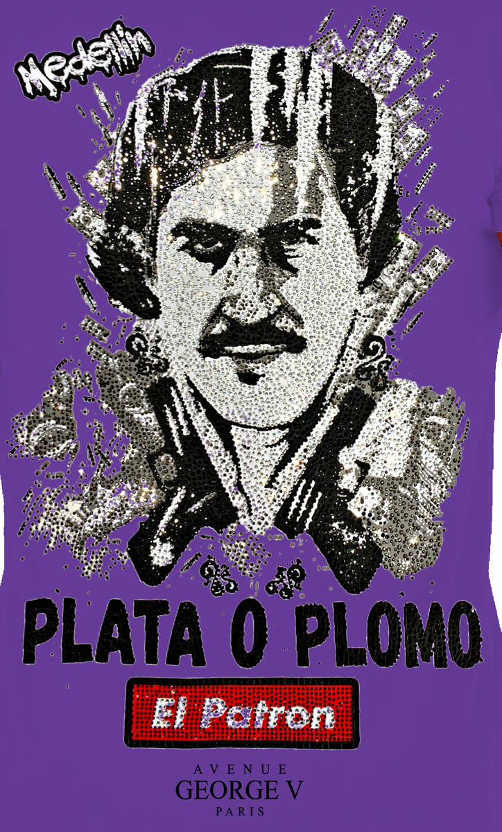 GEORGE V PARIS - GVS2750 T SHIRT PABLO ESCOBAR MULTI COLORS
