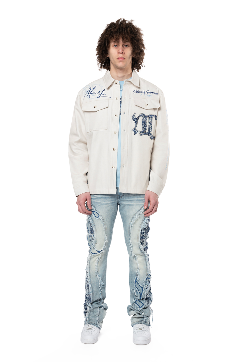 SMOKE RISE REGULAR COLLAR LS OVERSHIRT MULTI COLORS