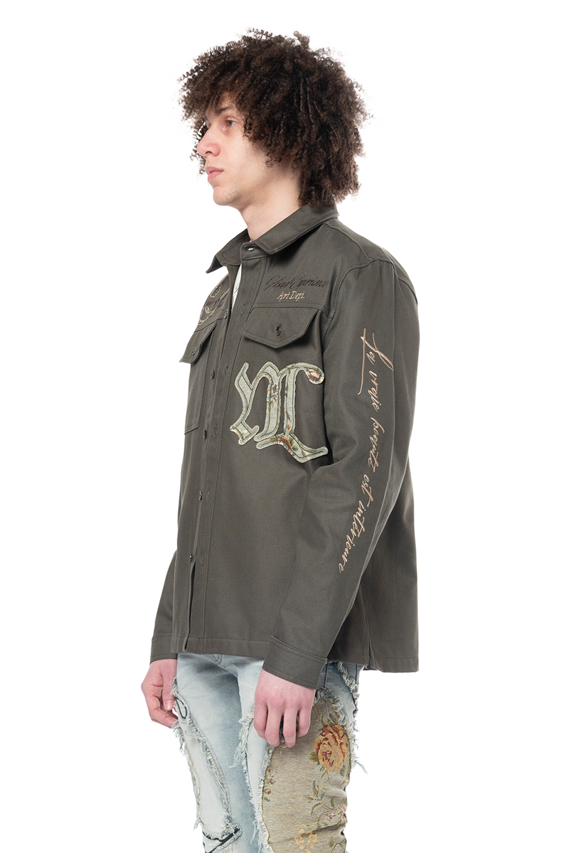 SMOKE RISE REGULAR COLLAR LS OVERSHIRT MULTI COLORS