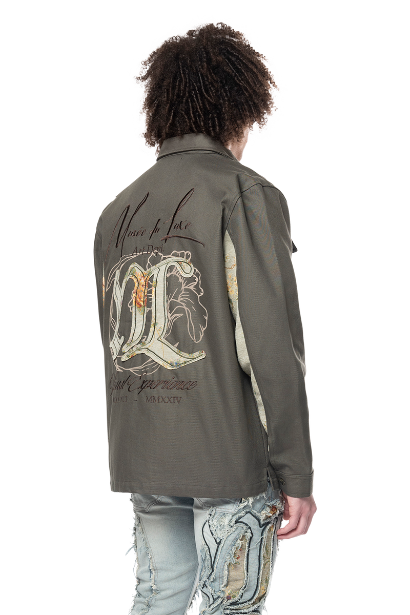 SMOKE RISE REGULAR COLLAR LS OVERSHIRT MULTI COLORS