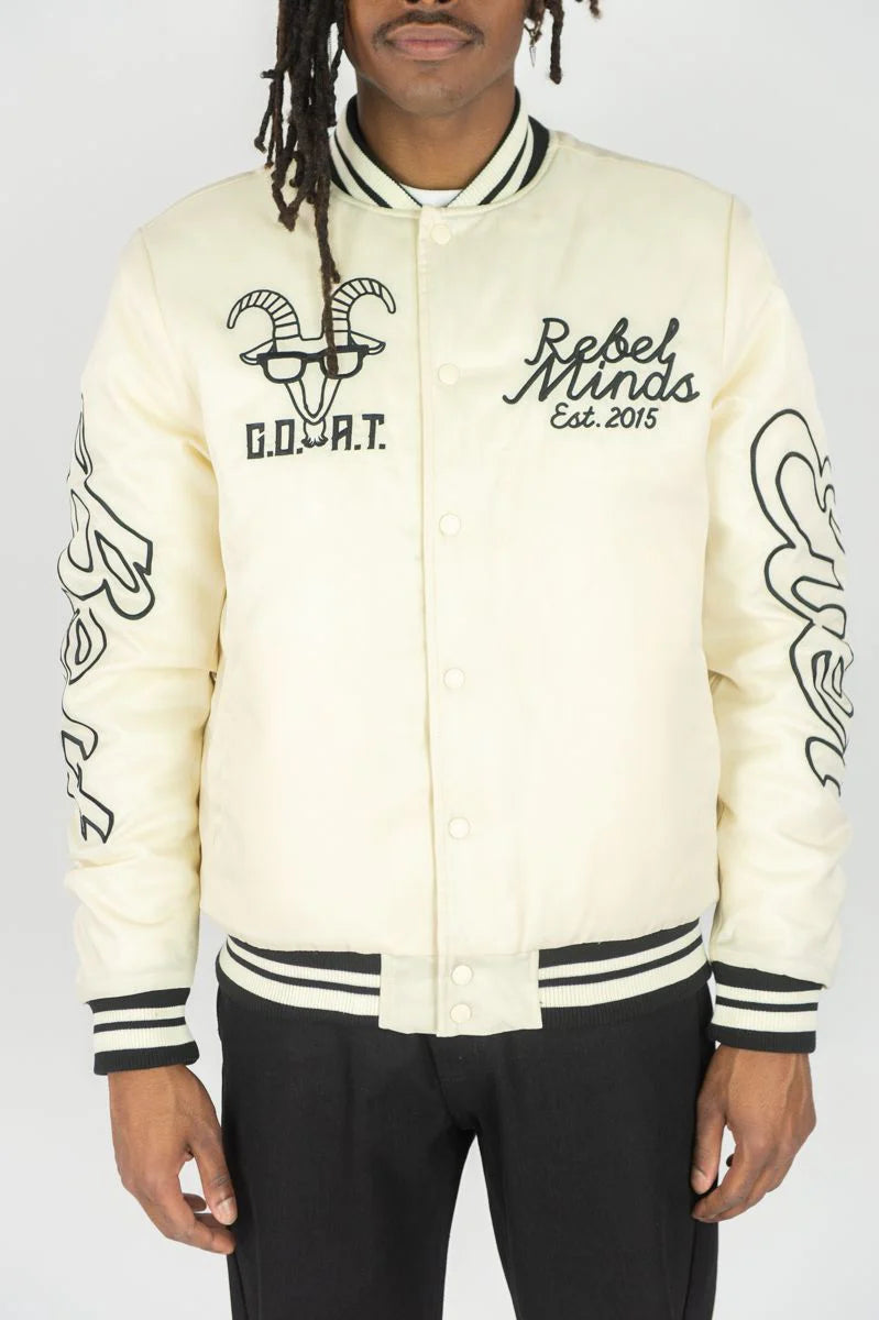 REBEL MINDS NYLON JACKET G.O.A.T MULTI COLORS