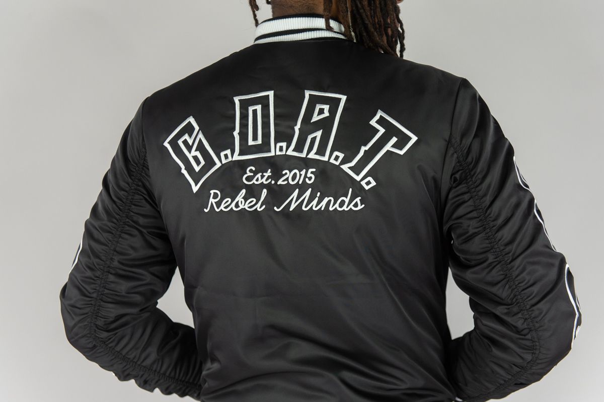 REBEL MINDS NYLON JACKET G.O.A.T MULTI COLORS