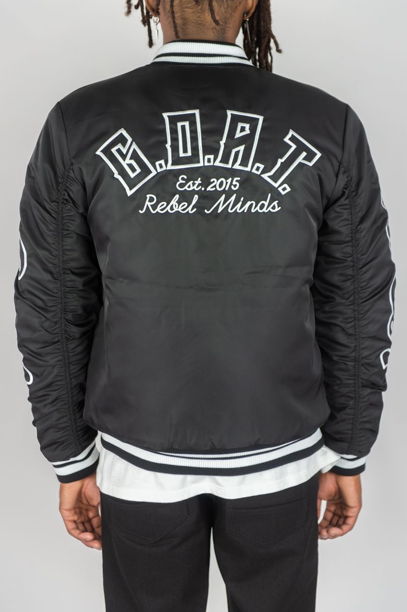 REBEL MINDS NYLON JACKET G.O.A.T MULTI COLORS