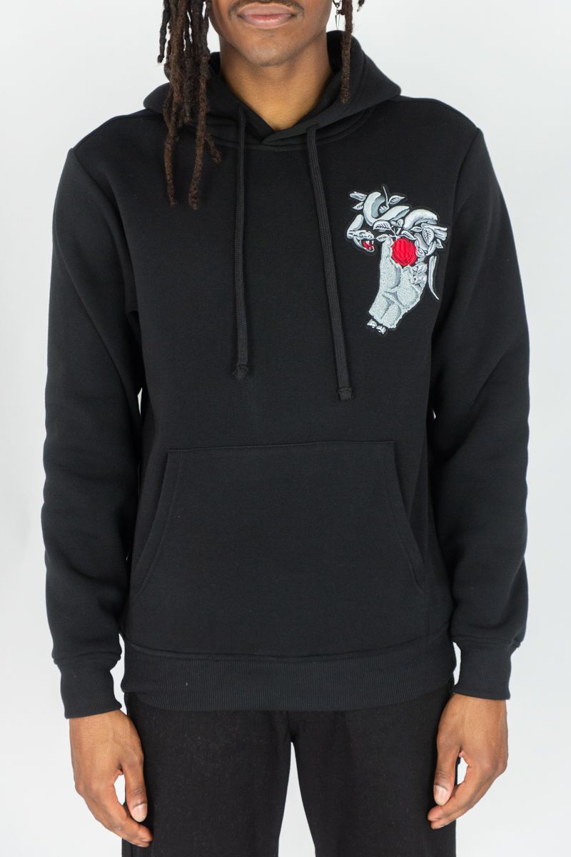 REBEL MINDS FLEECE HOODIE LAWS OF EDEN MULTI COLORS