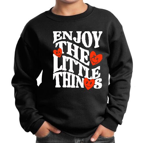 DISASTER KIDS ENJOY CREW NECK SWEATSHIRT MULTI COLORS