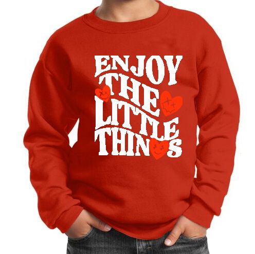 DISASTER KIDS ENJOY CREW NECK SWEATSHIRT MULTI COLORS