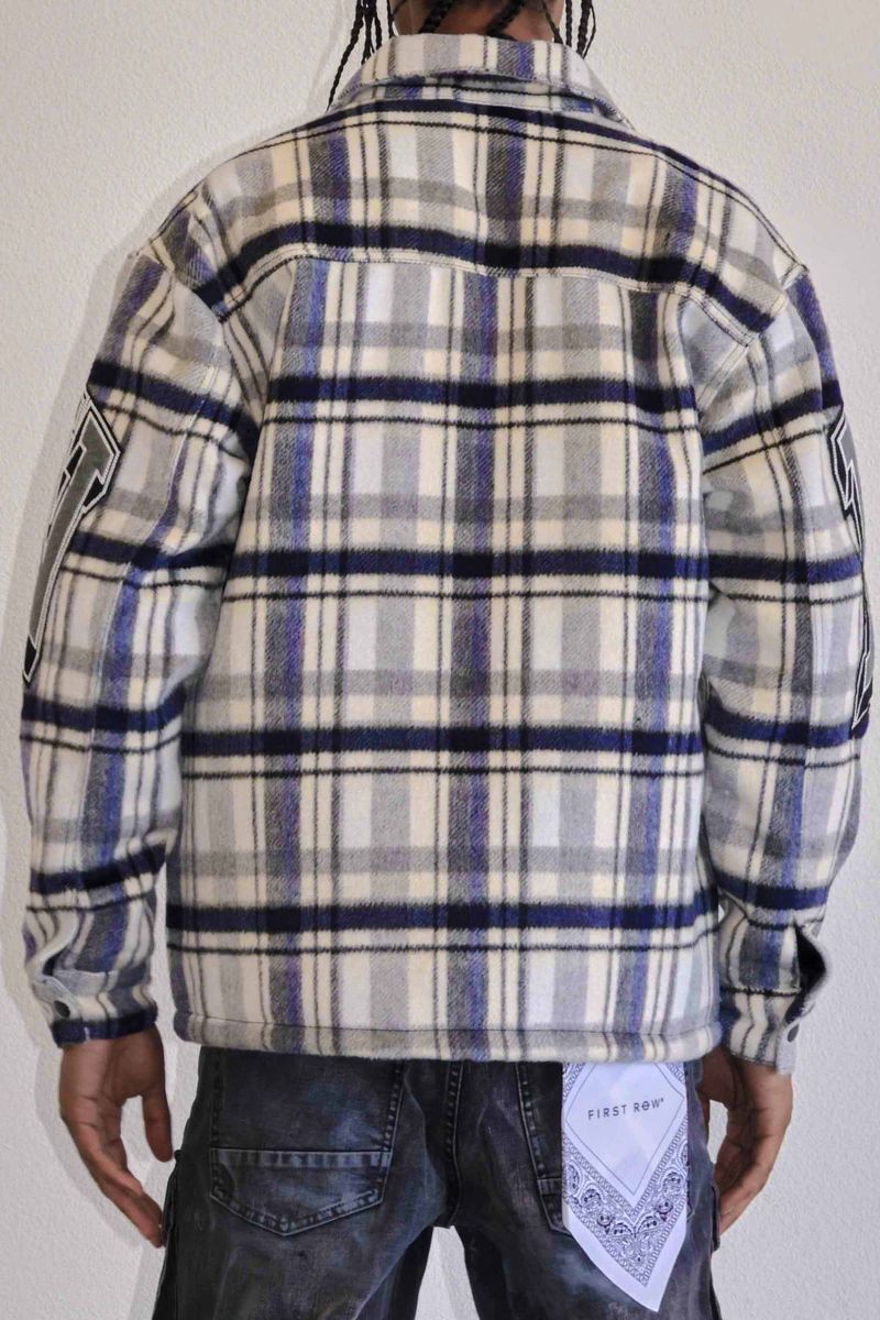 FIRST ROW SPORTING LOGO MULTI PATCHES SHACKET