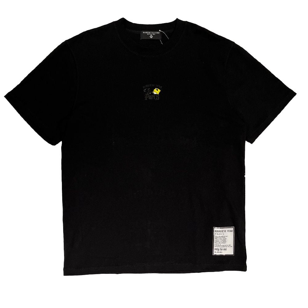 ROBERTO VINO MILANO DOUBLE CHEETAH T-SHIRT MULTI COLORS