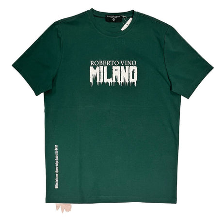 ROBERTO VINO MILANO BRAVE SNAKE T-SHIRT MULTI COLORS