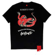 ROBERTO VINO MILANO BRAVE SNAKE T-SHIRT MULTI COLORS