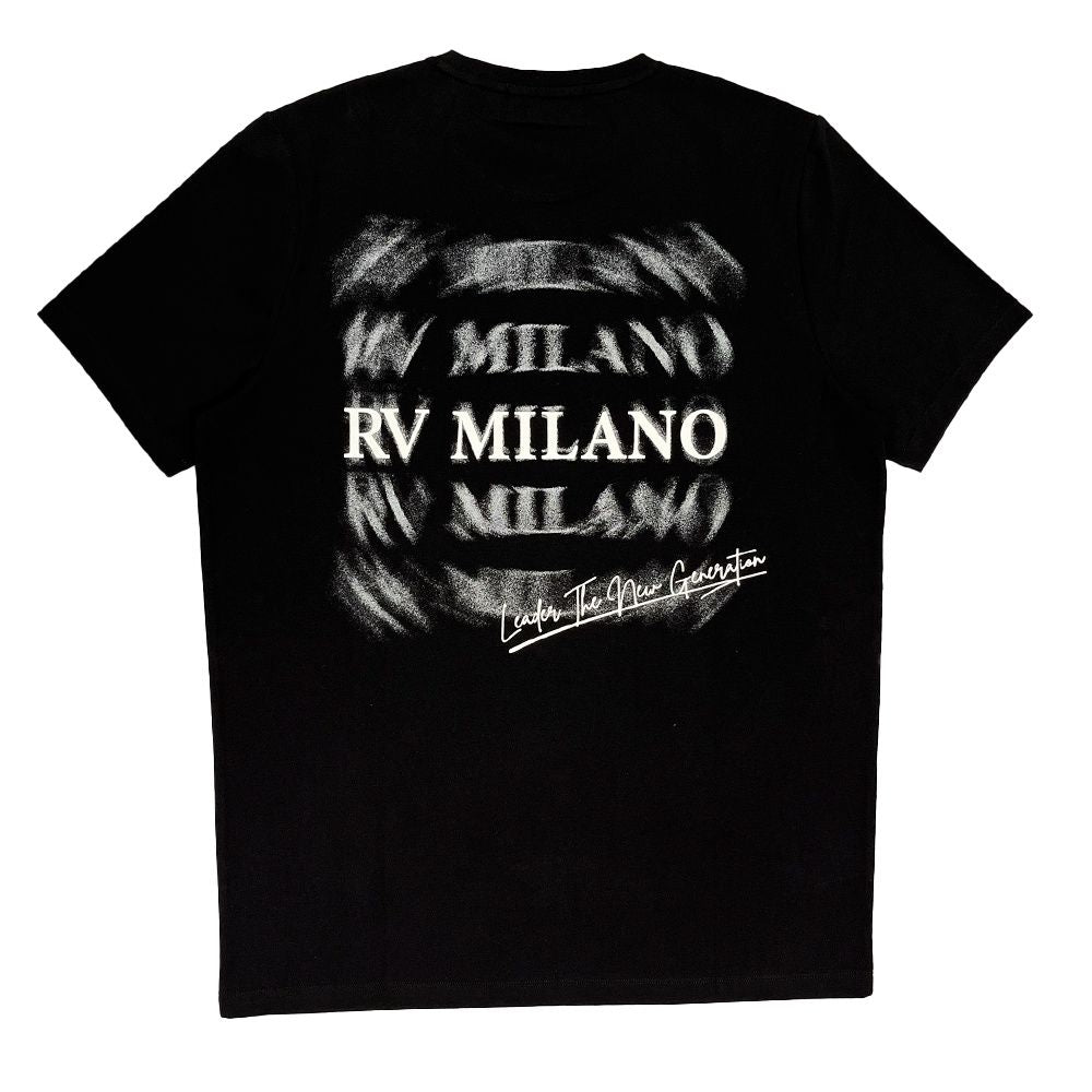 ROBERTO VINO MILANO BLUR T-SHIRT BLACK