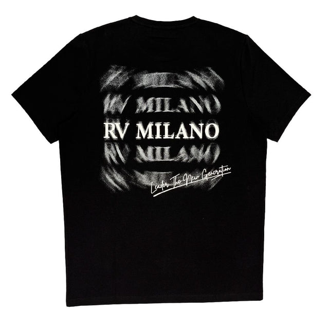 ROBERTO VINO MILANO BLUR T-SHIRT BLACK