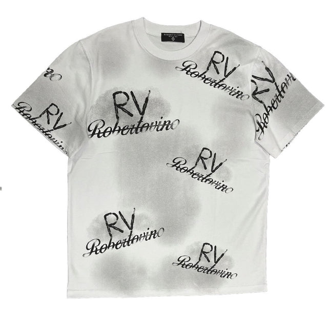 ROBERTO VINO MILANO RV ALL OVER T-SHIRT MULTI COLORS