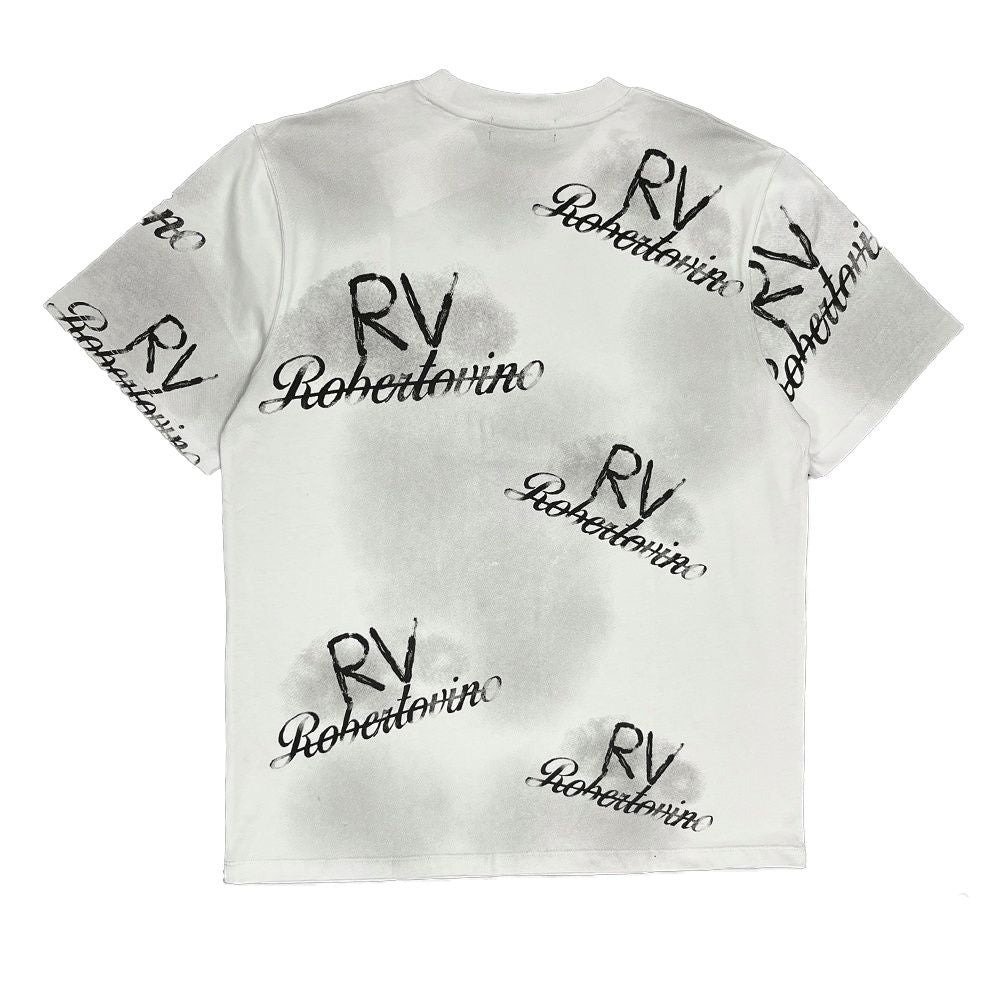 ROBERTO VINO MILANO RV ALL OVER T-SHIRT MULTI COLORS