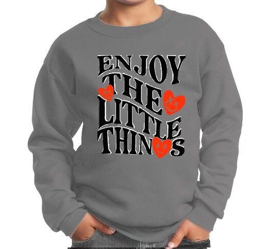 DISASTER KIDS ENJOY CREW NECK SWEATSHIRT MULTI COLORS