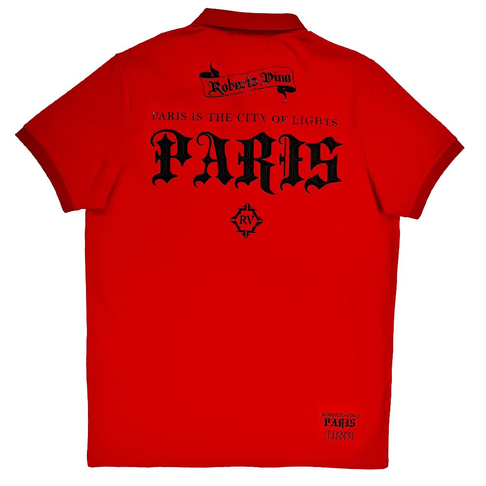 ROBERTO VINO MILANO PARIS POLO SHIRT MULTI COLORS