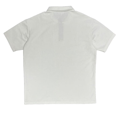 ROBERTO VINO MILANO KNITTED POLO SHIRT WHITE