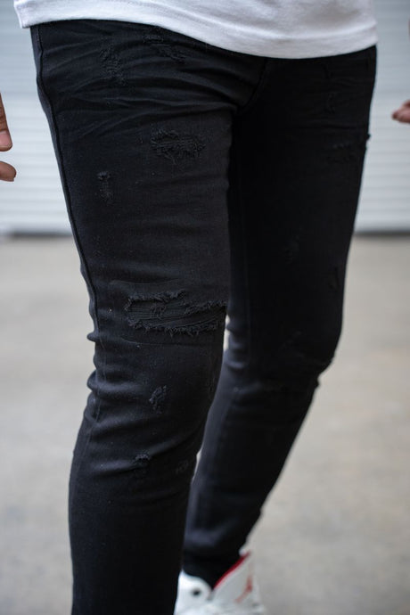 DAMATI ALVARO PREMIUM STRETCH SKINNY FIT DENIM BLACK