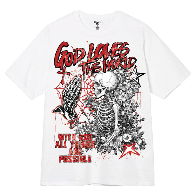 FORTY GOD LOVES THE WORLD T-SHIRT MULTI COLORS