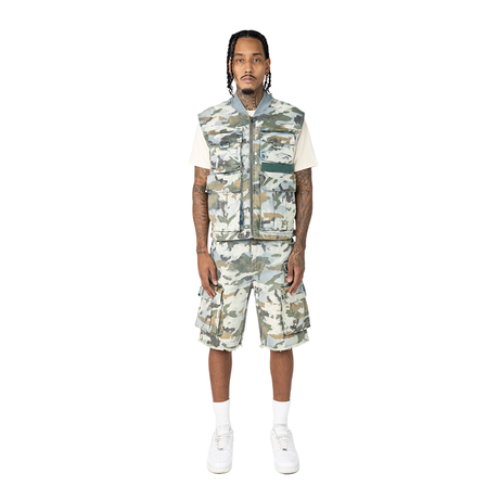 SMOKE RISE CARGO CAMO VEST MULTI COLORS