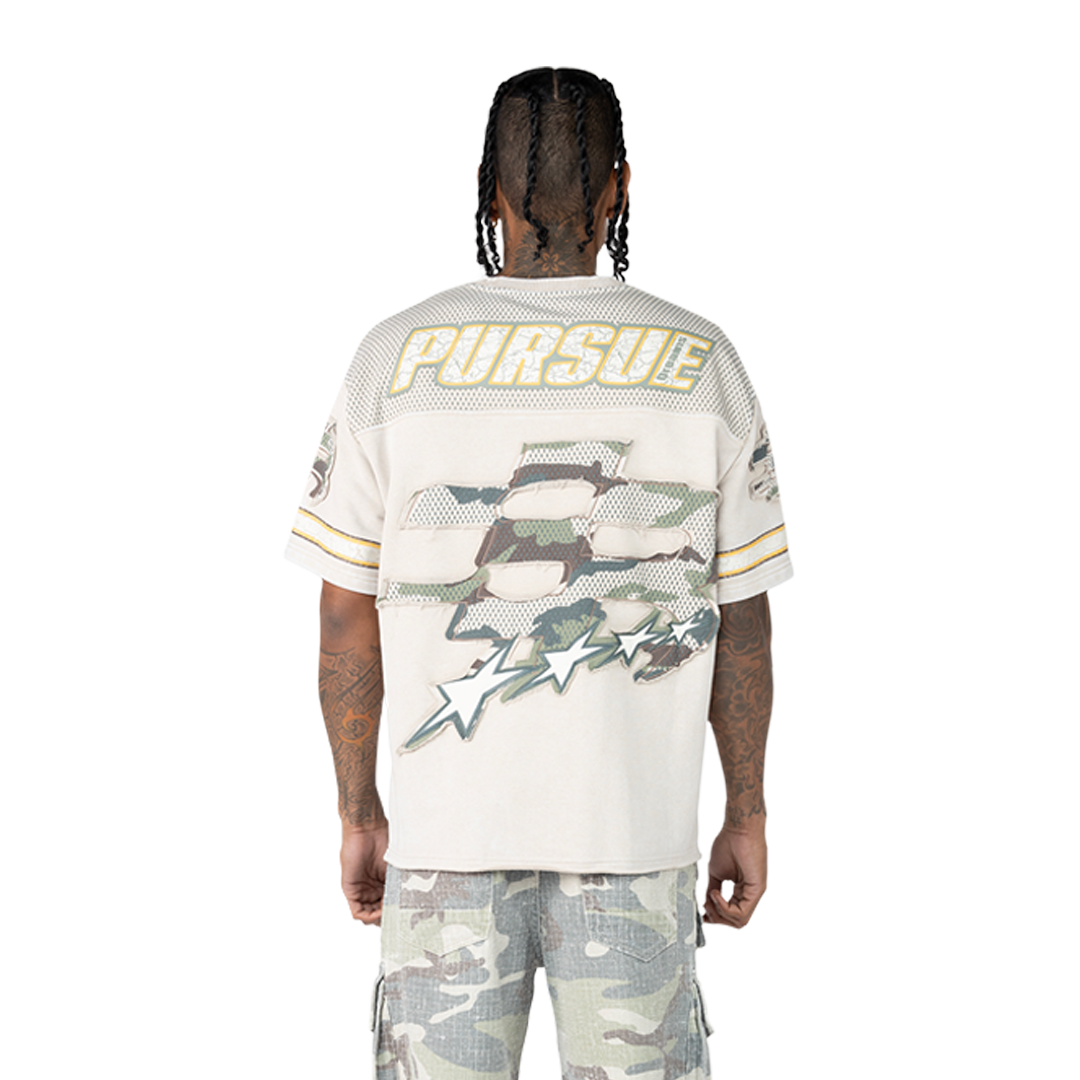 SMOKE RISE HEAVENLY DIVISION MESH T-SHIRT MULTI COLORS