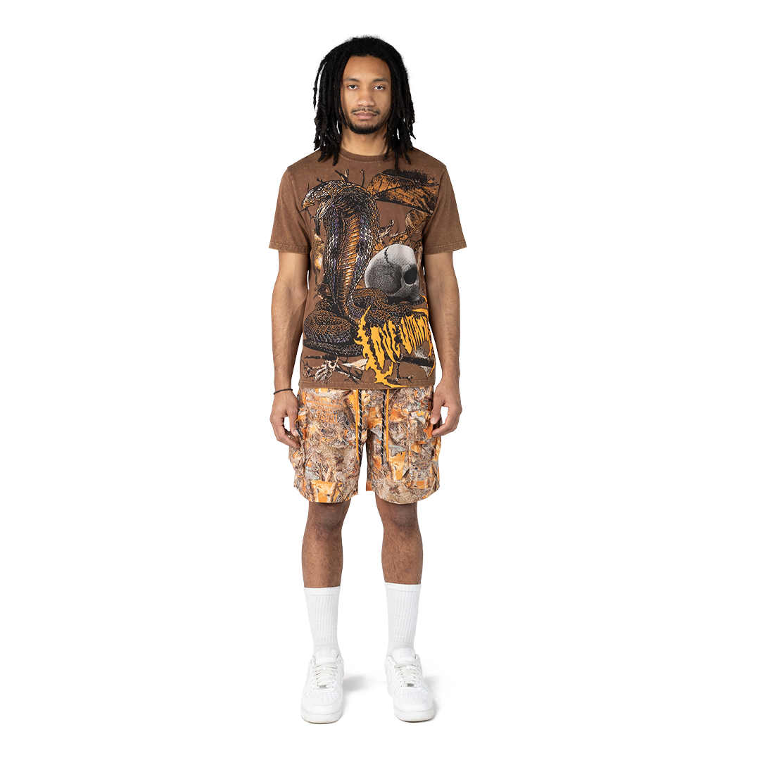 SMOKE RISE MEN GRAFIC CAMO SHORT SET