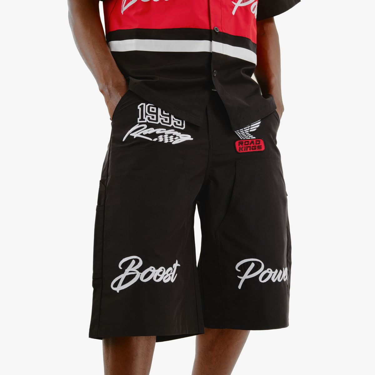 COPPER RIVET BOOST POWER SHORT BLACK