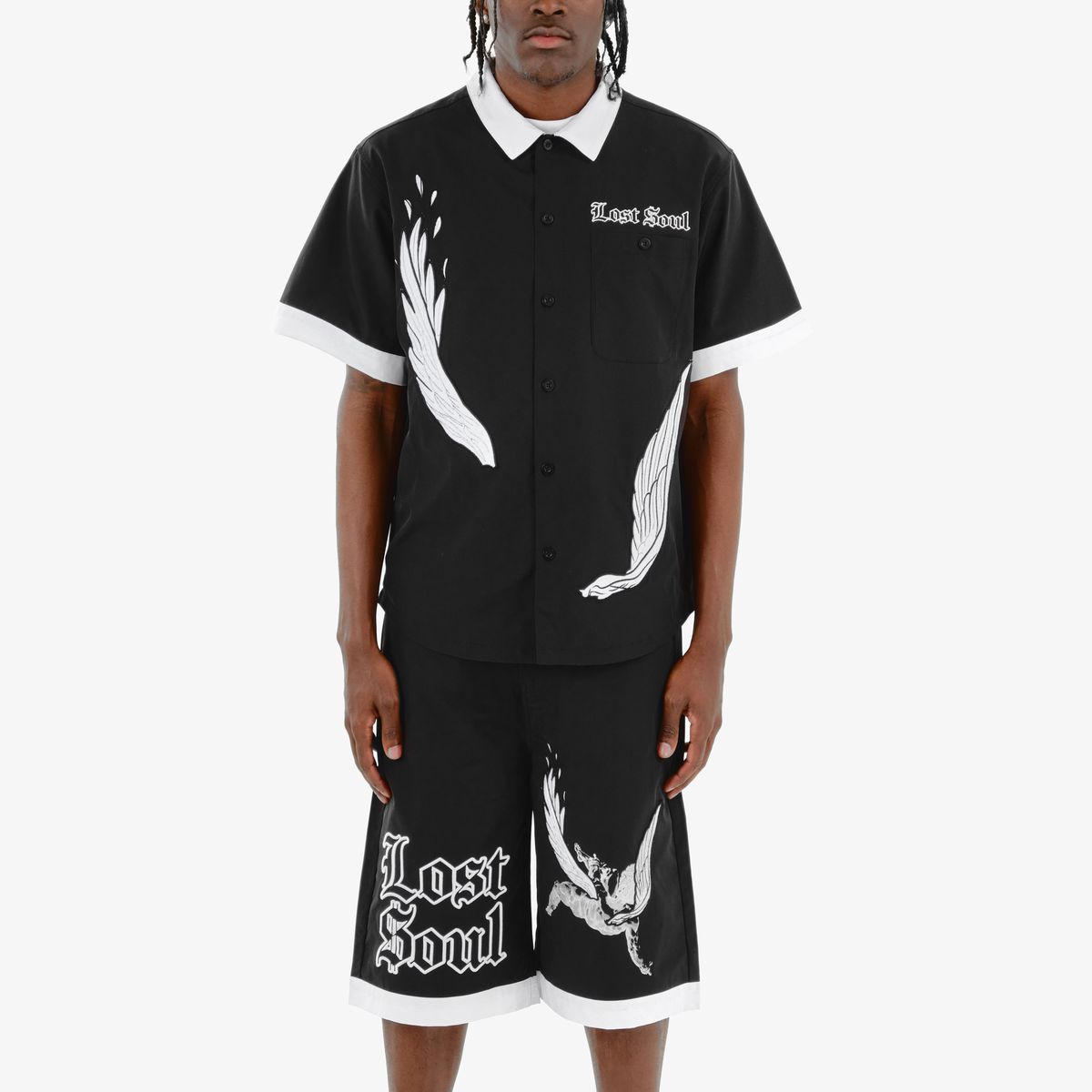 COPPER RIVET LOSTSOUL SHORT BLACK